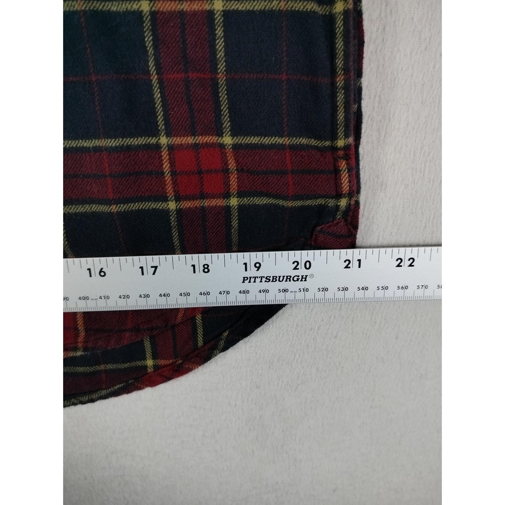 Vans Shirt Mens Medium Red Plaid Hooded Flannel Skater Skatelife Grunge Casual - Picture 14 of 14